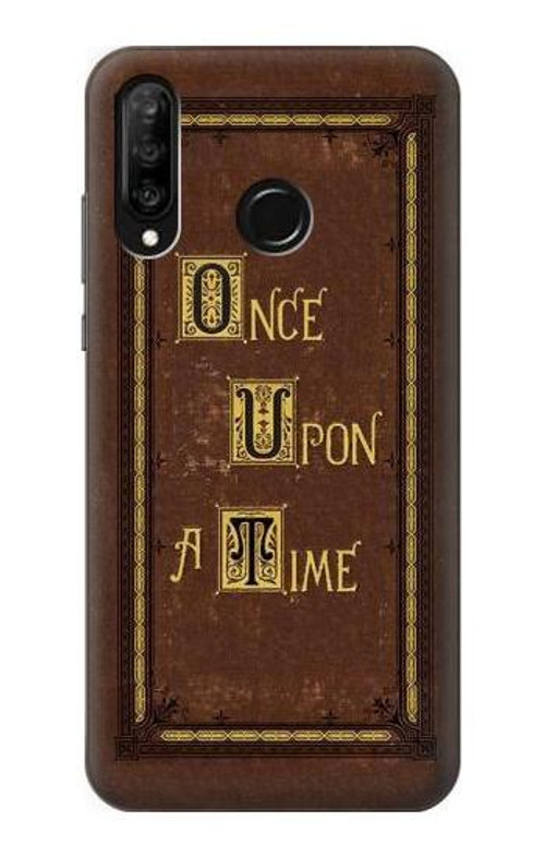 S2824 Once Upon a Time Book Cover Case Cover Custodia per Huawei P30 lite