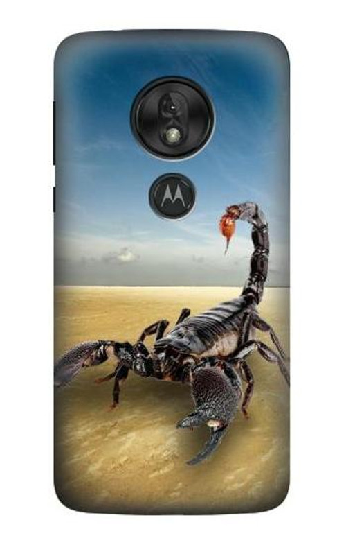 S0150 Desert Scorpion Case Cover Custodia per Motorola Moto G7 Play