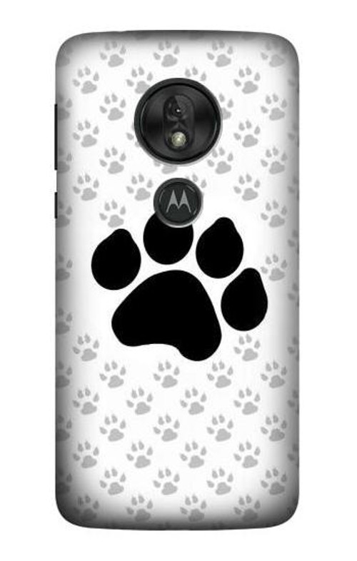 S2355 Paw Foot Print Case Cover Custodia per Motorola Moto G7 Play