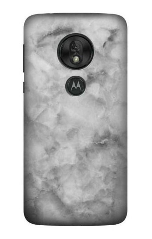 S2845 Gray Marble Texture Case Cover Custodia per Motorola Moto G7 Play
