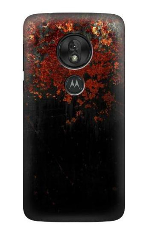 S3071 Rusted Metal Texture Graphic Case Cover Custodia per Motorola Moto G7 Play
