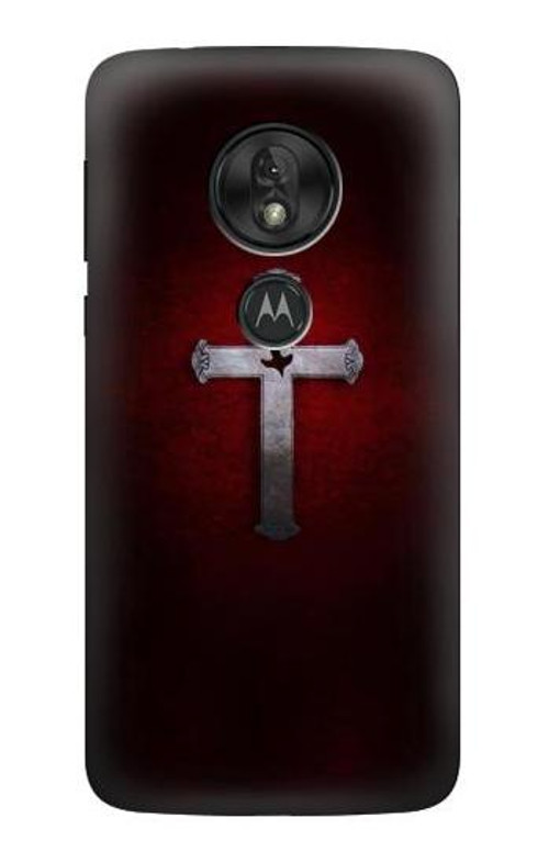 S3160 Christian Cross Case Cover Custodia per Motorola Moto G7 Play