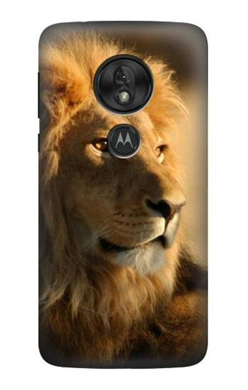 S1046 Lion King of Forest Case Cover Custodia per Motorola Moto G7 Power