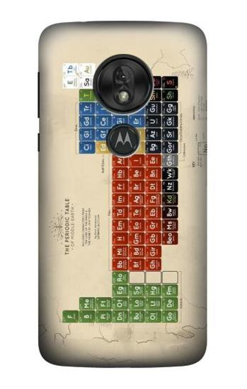 S1695 The Periodic Table of Middle Earth Case Cover Custodia per Motorola Moto G7 Power S1695 The Periodic Table of Middle Earth Case Cover Custodia per Motorola Moto G7 Power