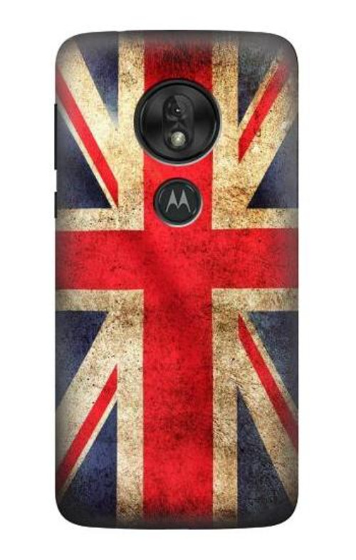 S2303 British UK Vintage Flag Case Cover Custodia per Motorola Moto G7 Power