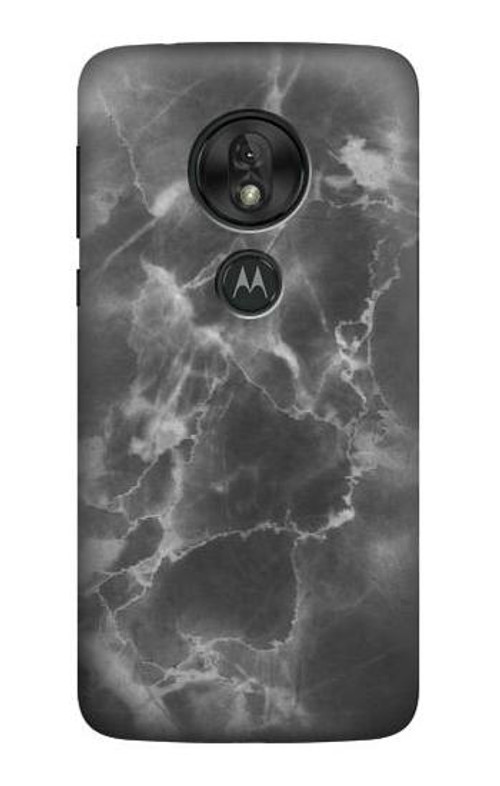 S2526 Black Marble Graphic Printed Case Cover Custodia per Motorola Moto G7 Power