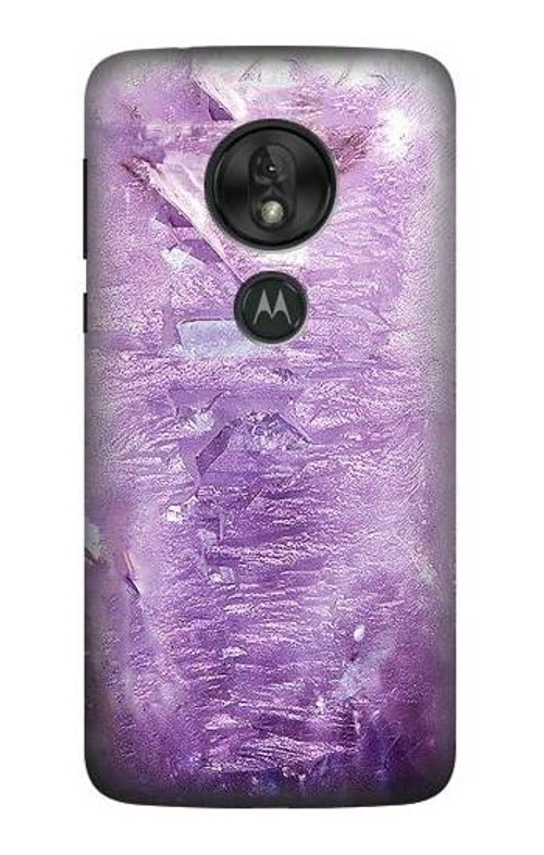 S2690 Amethyst Crystals Graphic Printed Case Cover Custodia per Motorola Moto G7 Power