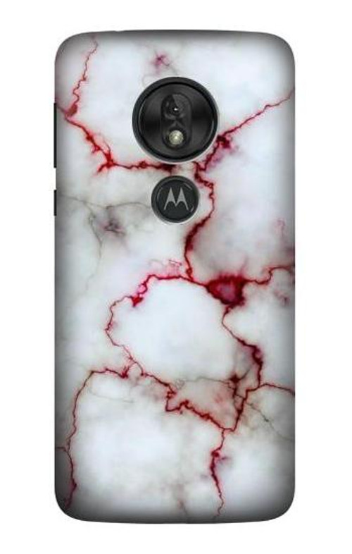 S2920 Bloody Marble Case Cover Custodia per Motorola Moto G7 Power