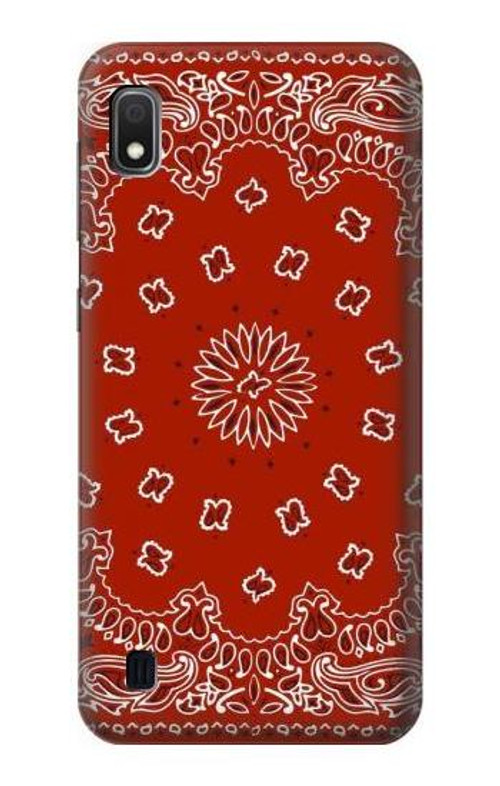 S3355 Bandana Red Pattern Case Cover Custodia per Samsung Galaxy A10