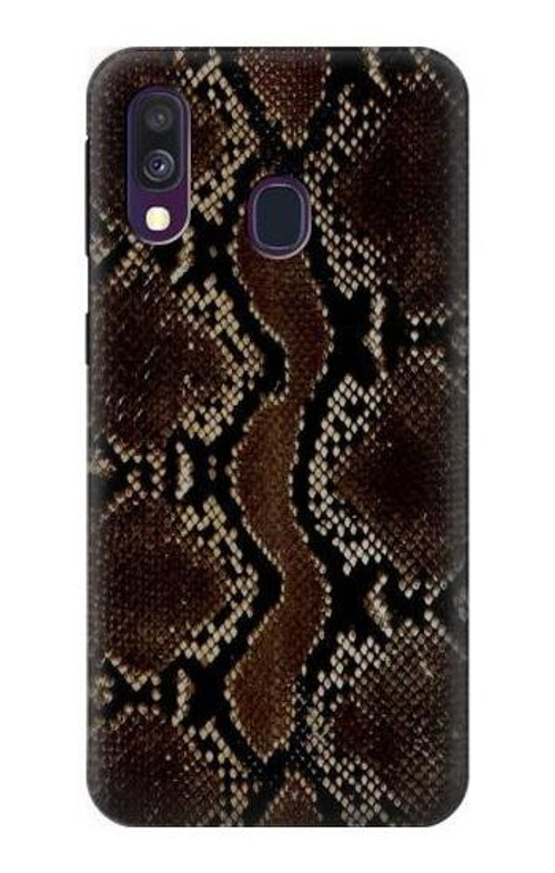 S0553 Snake Skin Case Cover Custodia per Samsung Galaxy A40