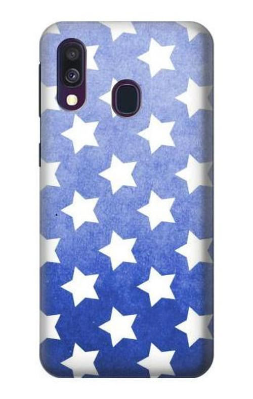 S2481 Star Pattern Case Cover Custodia per Samsung Galaxy A40 S2481 Star Pattern Case Cover Custodia per Samsung Galaxy A40