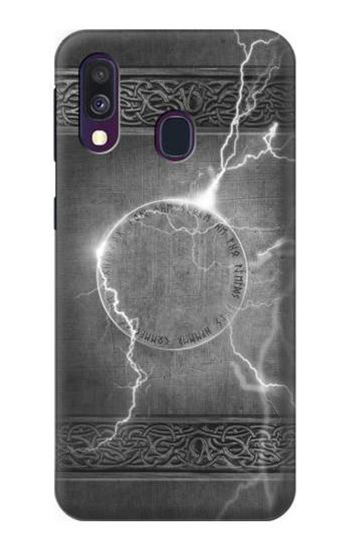 S2533 Thor Thunder Strike Hammer Case Cover Custodia per Samsung Galaxy A40 S2533 Thor Thunder Strike Hammer Case Cover Custodia per Samsung Galaxy A40