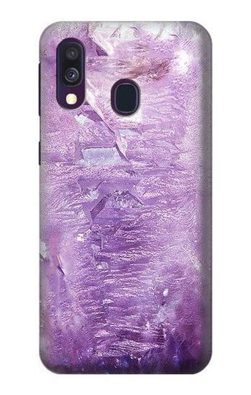 S2690 Amethyst Crystals Graphic Printed Case Cover Custodia per Samsung Galaxy A40 S2690 Amethyst Crystals Graphic Printed Case Cover Custodia per Samsung Galaxy A40