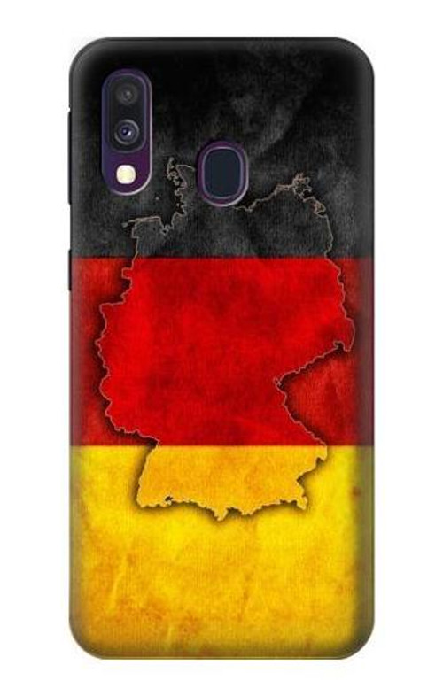 S2935 Germany Flag Map Case Cover Custodia per Samsung Galaxy A40