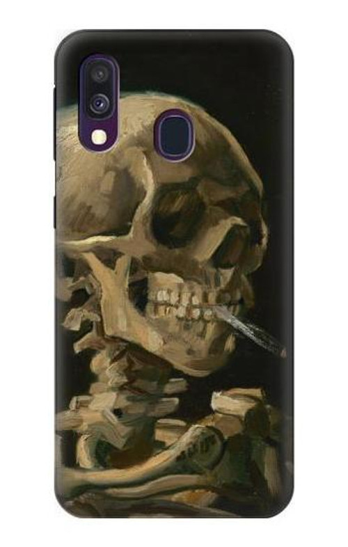 S3358 Vincent Van Gogh Skeleton Cigarette Case Cover Custodia per Samsung Galaxy A40