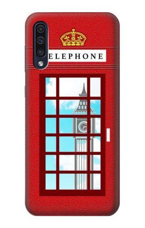 S2059 England British Telephone Box Minimalist Case Cover Custodia per Samsung Galaxy A50 S2059 England British Telephone Box Minimalist Case Cover Custodia per Samsung Galaxy A50