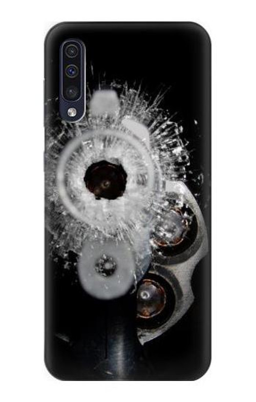 S2387 Gun Bullet Hole Glass Case Cover Custodia per Samsung Galaxy A50 S2387 Gun Bullet Hole Glass Case Cover Custodia per Samsung Galaxy A50