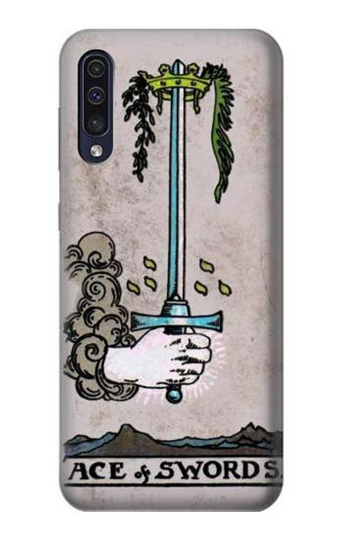S2482 Tarot Card Ace of Swords Case Cover Custodia per Samsung Galaxy A50 S2482 Tarot Card Ace of Swords Case Cover Custodia per Samsung Galaxy A50