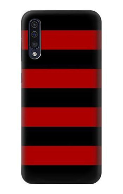 S2638 Black and Red Striped Case Cover Custodia per Samsung Galaxy A50