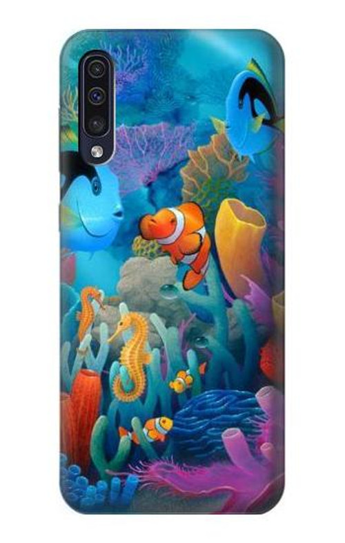 S3227 Underwater World Cartoon Case Cover Custodia per Samsung Galaxy A50