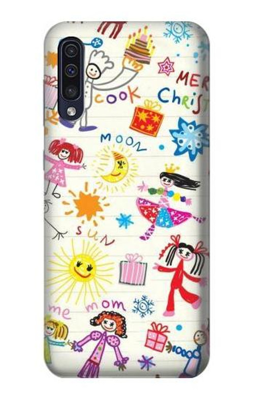 S3280 Kids Drawing Case Cover Custodia per Samsung Galaxy A50