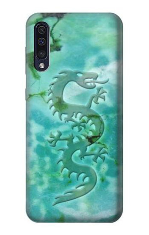 S2653 Dragon Green Turquoise Stone Graphic Case Cover Custodia per Samsung Galaxy A70