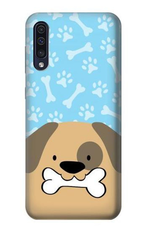 S2669 Cute Dog Paws Bones Cartoon Case Cover Custodia per Samsung Galaxy A70