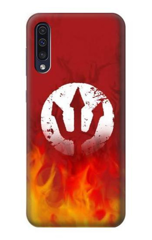 S2803 Fire Red Devil Spear Symbol Case Cover Custodia per Samsung Galaxy A70 S2803 Fire Red Devil Spear Symbol Case Cover Custodia per Samsung Galaxy A70