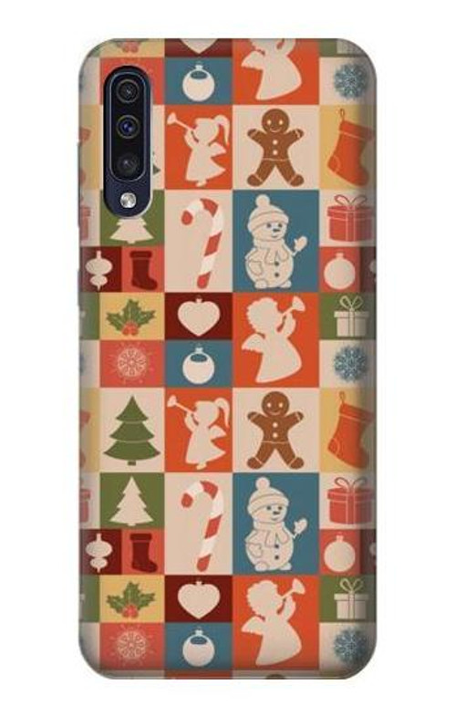 S2854 Cute Xmas Pattern Case Cover Custodia per Samsung Galaxy A70 S2854 Cute Xmas Pattern Case Cover Custodia per Samsung Galaxy A70