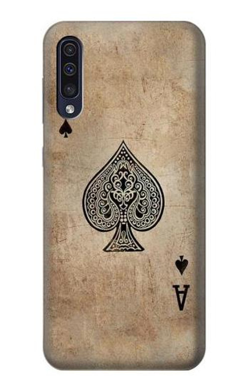 S2928 Vintage Spades Ace Card Case Cover Custodia per Samsung Galaxy A70 S2928 Vintage Spades Ace Card Case Cover Custodia per Samsung Galaxy A70