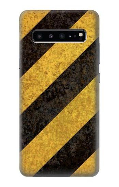 S2231 Yellow and Black Line Hazard Striped Case Cover Custodia per Samsung Galaxy S10 5G S2231 Yellow and Black Line Hazard Striped Case Cover Custodia per Samsung Galaxy S10 5G