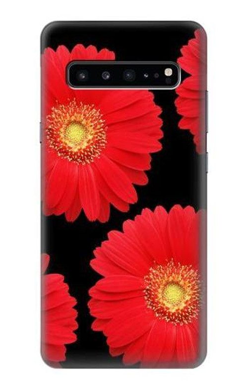 S2478 Red Daisy flower Case Cover Custodia per Samsung Galaxy S10 5G S2478 Red Daisy flower Case Cover Custodia per Samsung Galaxy S10 5G