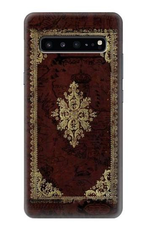 S3014 Vintage Map Book Cover Case Cover Custodia per Samsung Galaxy S10 5G