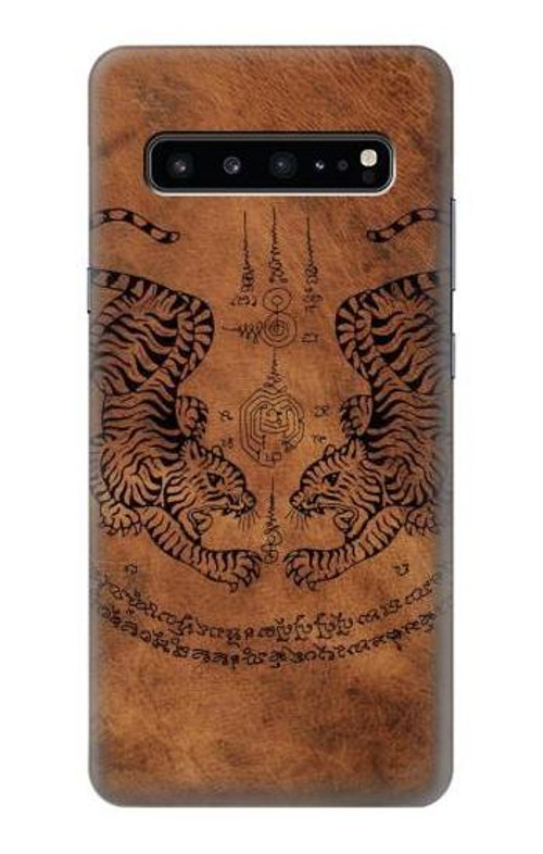 S3209 Sak Yant Twin Tiger Case Cover Custodia per Samsung Galaxy S10 5G