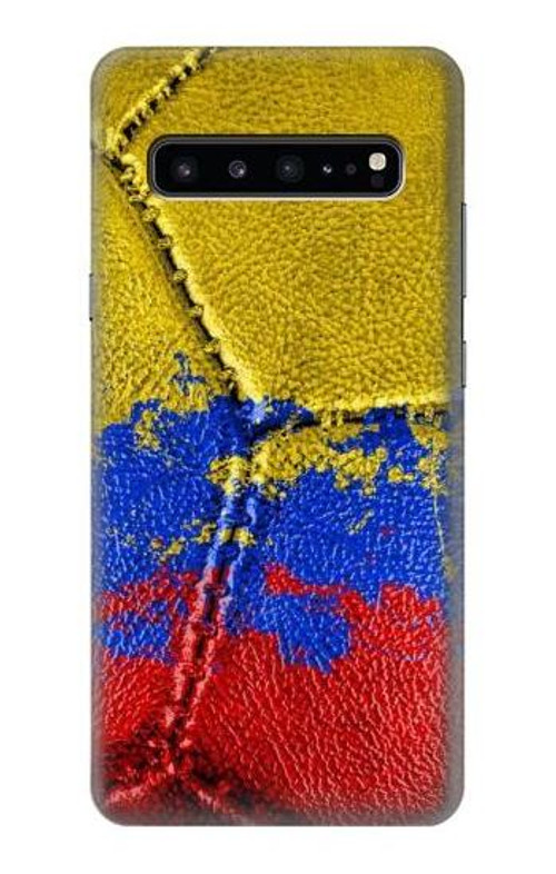 S3306 Colombia Flag Vintage Football Graphic Case Cover Custodia per Samsung Galaxy S10 5G