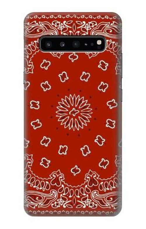 S3355 Bandana Red Pattern Case Cover Custodia per Samsung Galaxy S10 5G