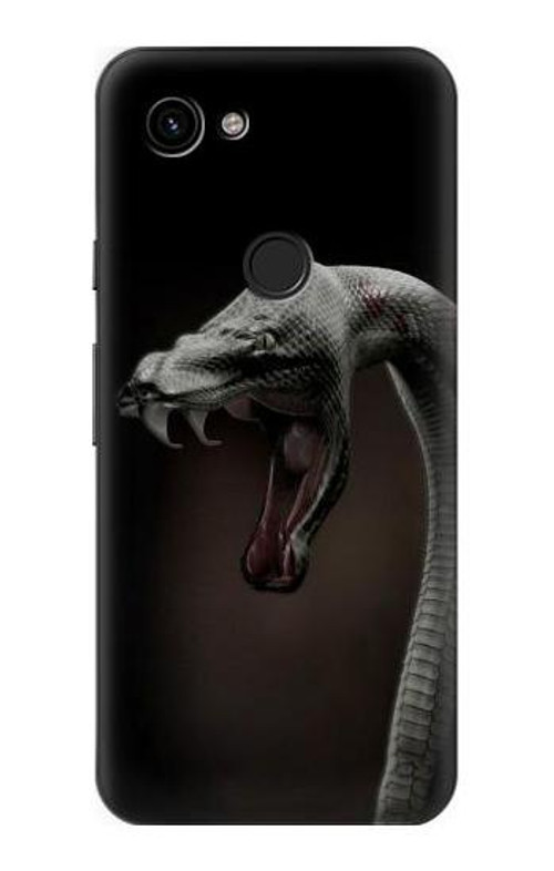 S1597 Black Mamba Snake Case Cover Custodia per Google Pixel 3a