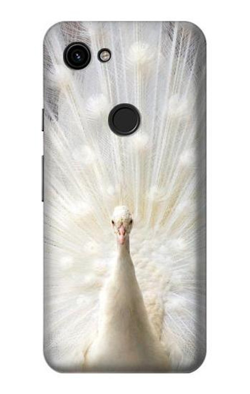 S1980 White Peacock Case Cover Custodia per Google Pixel 3a S1980 White Peacock Case Cover Custodia per Google Pixel 3a