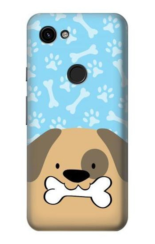 S2669 Cute Dog Paws Bones Cartoon Case Cover Custodia per Google Pixel 3a