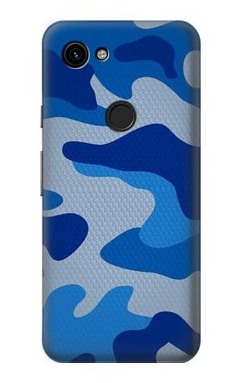 S2958 Army Blue Camo Camouflage Case Cover Custodia per Google Pixel 3a