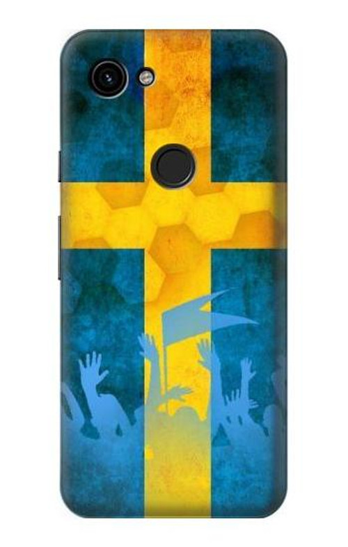 S2990 Sweden Football Soccer Euro 2016 Case Cover Custodia per Google Pixel 3a