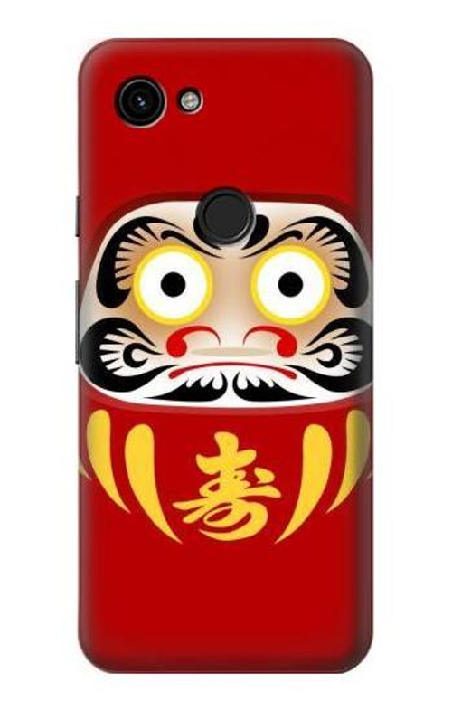 S3045 Japan Good Luck Daruma Doll Case Cover Custodia per Google Pixel 3a