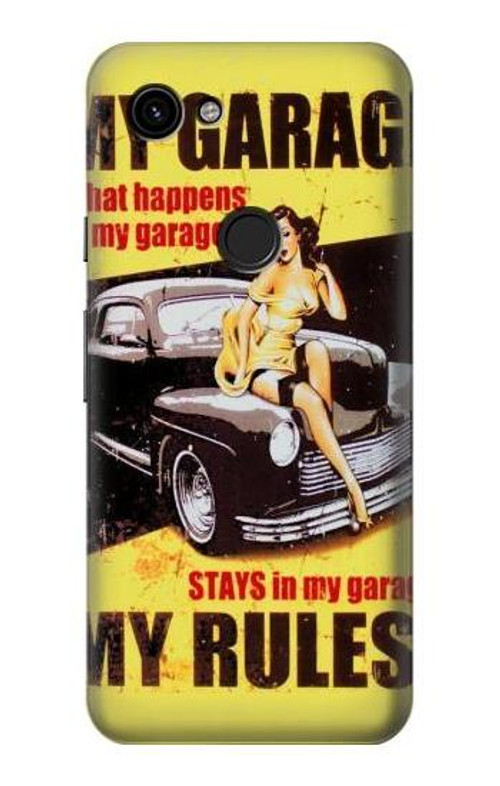 S3198 My Garage Pinup Girl Case Cover Custodia per Google Pixel 3a S3198 My Garage Pinup Girl Case Cover Custodia per Google Pixel 3a