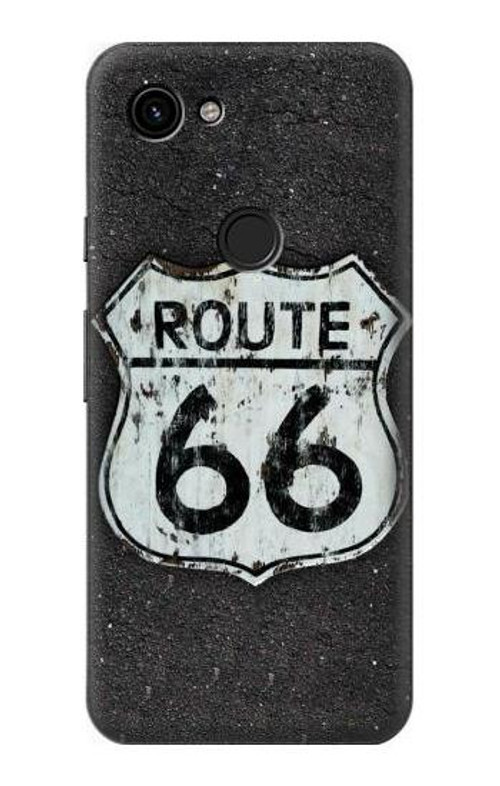 S3207 Route 66 Sign Case Cover Custodia per Google Pixel 3a