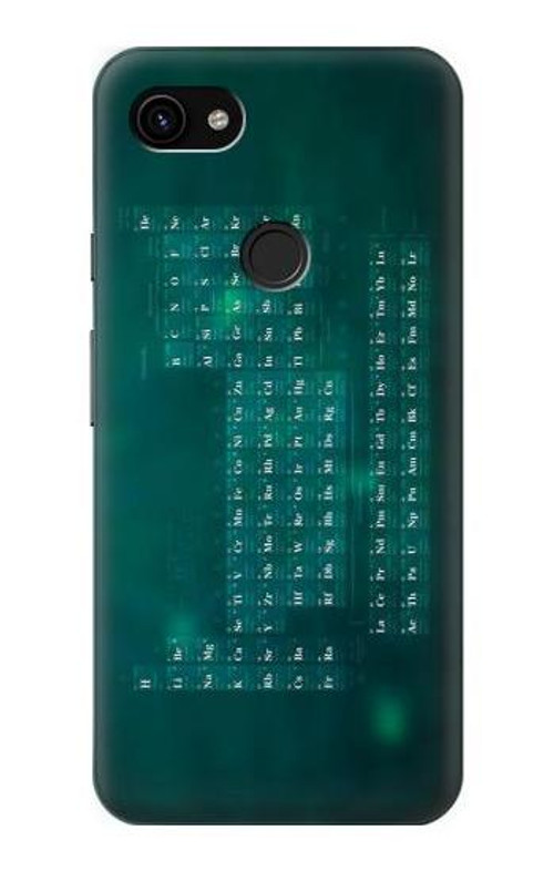 S0846 Chemistry Periodic Table Case Cover Custodia per Google Pixel 3a XL S0846 Chemistry Periodic Table Case Cover Custodia per Google Pixel 3a XL