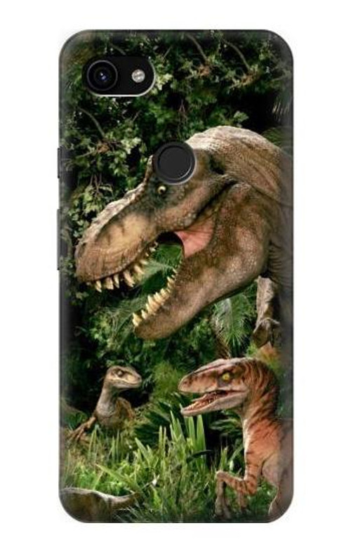 S1452 Trex Raptor Dinosaur Case Cover Custodia per Google Pixel 3a XL