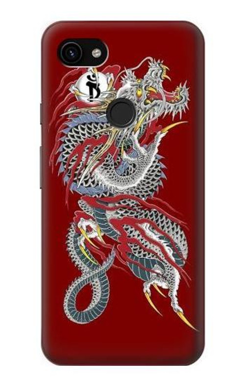 S2104 Yakuza Dragon Tattoo Case Cover Custodia per Google Pixel 3a XL