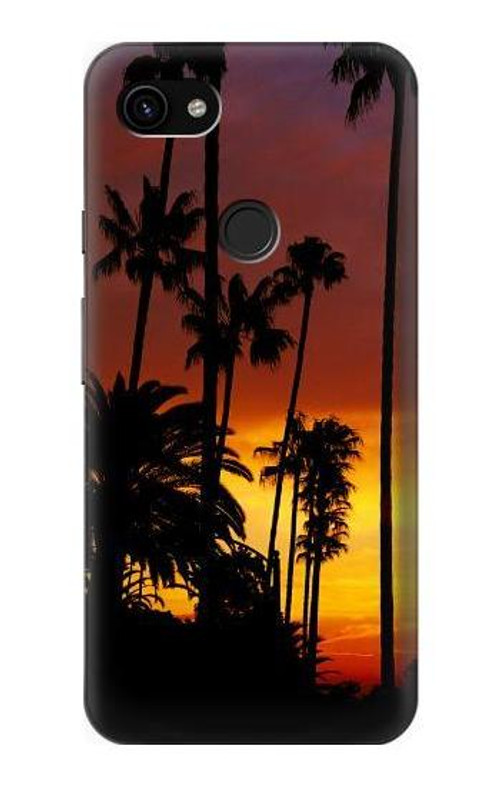 S2563 California Sunrise Case Cover Custodia per Google Pixel 3a XL