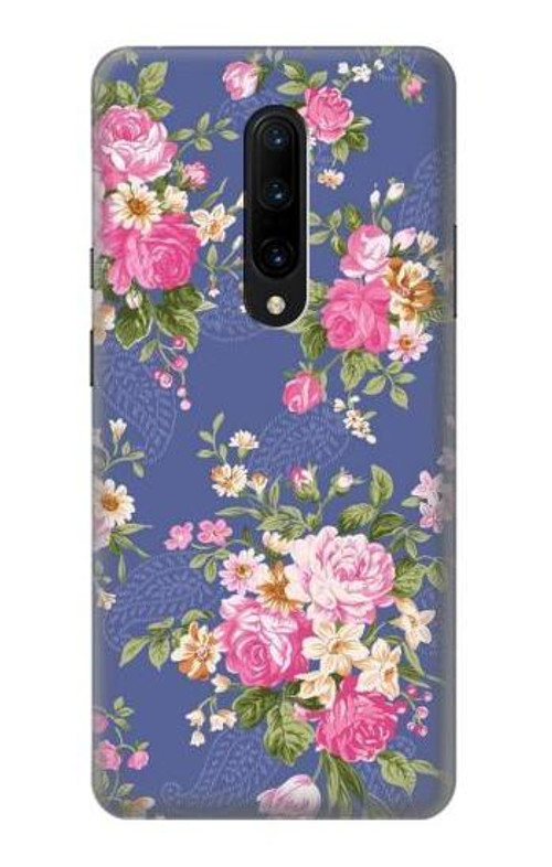 S3265 Vintage Flower Pattern Case Cover Custodia per OnePlus 7 Pro