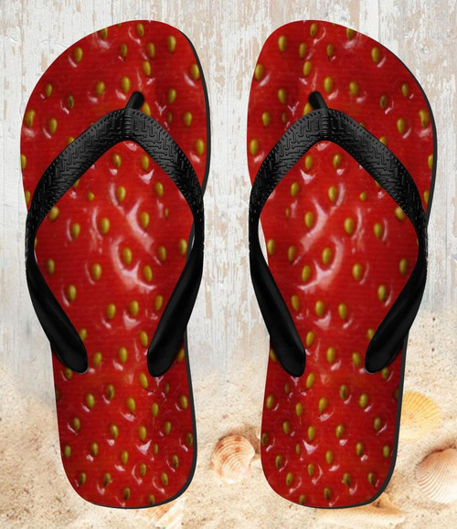 FA0201 Strawberry Sandali Ciabatte Infradito per Spiaggia e Piscina Unisex